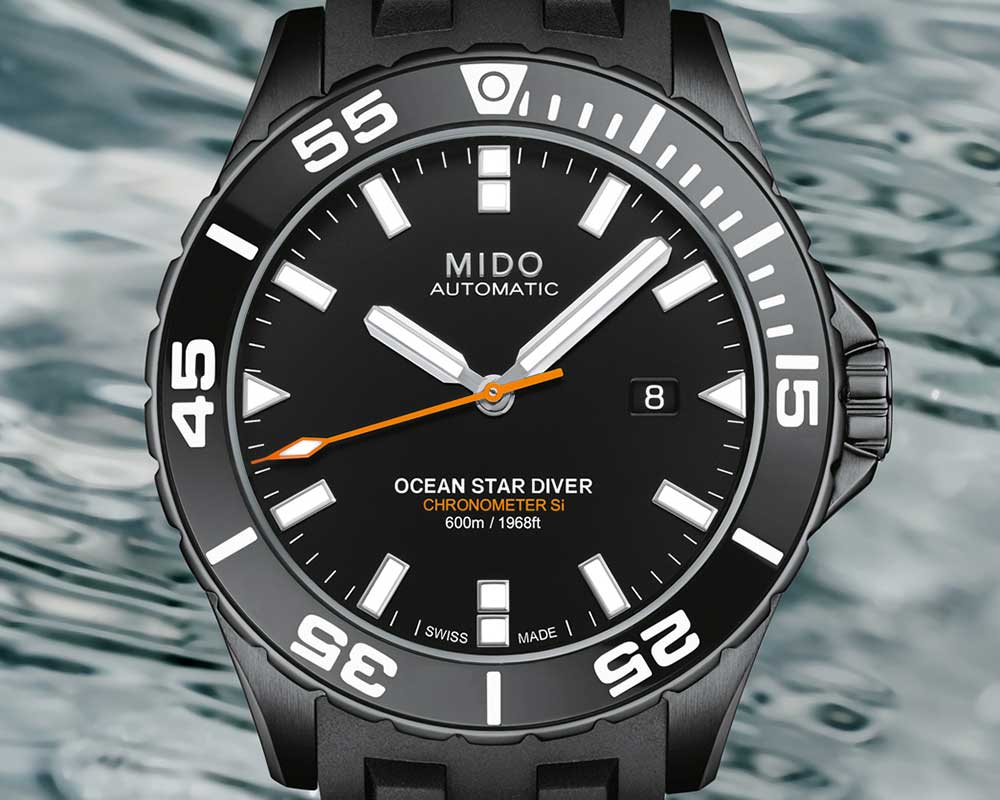 美度領(lǐng)航者系列Ocean Star Diver 600-神秘的黑色海星