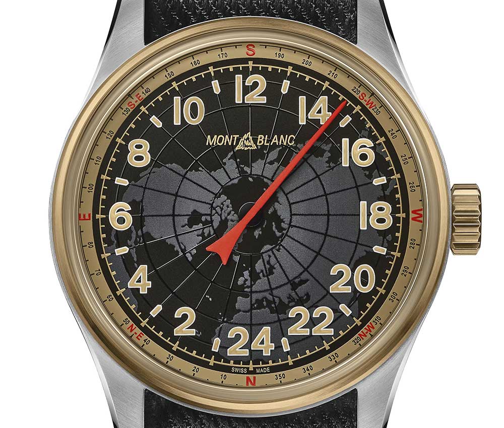 萬寶龍 1858 Automatic 單指針24小時盤腕表
