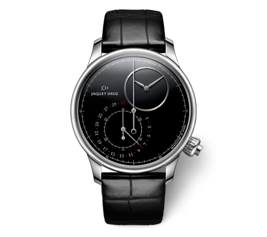 Jaquet Droz Grande Seconde 偏心計時碼表采用瑪瑙材質(zhì)