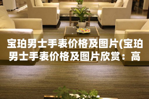 寶珀男士手表價(jià)格及圖片(寶珀男士手表價(jià)格及圖片欣賞：高檔精致，品味非凡！)