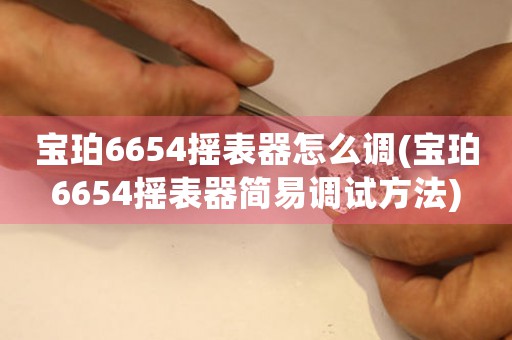 寶珀6654搖表器怎么調(diào)(寶珀6654搖表器簡易調(diào)試方法)