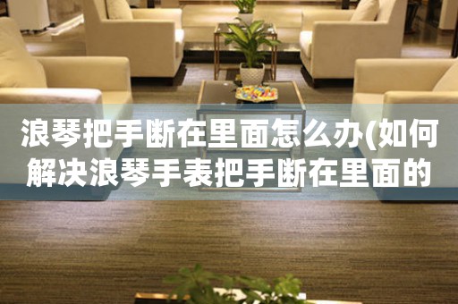 浪琴把手?jǐn)嘣诶锩嬖趺崔k(如何解決浪琴手表把手?jǐn)嘣诶锩娴膯栴}？)
