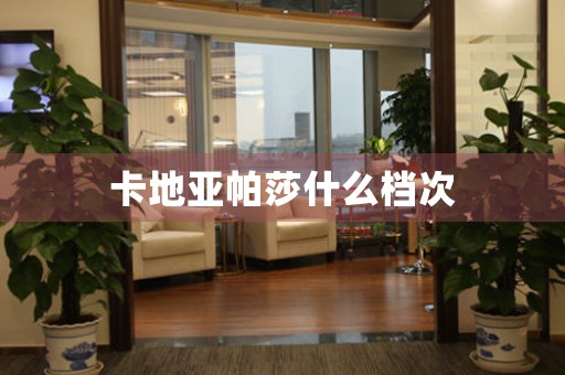 卡地亞帕莎什么檔次