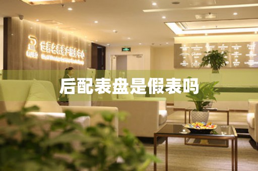 后配表盤是假表嗎