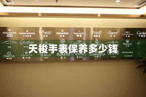 天梭手表保養(yǎng)多少錢