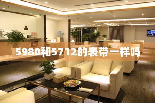 5980和5712的表帶一樣嗎