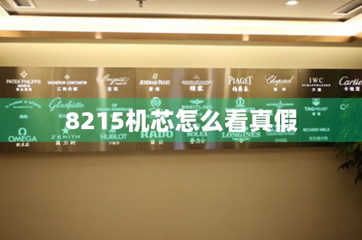 8215機(jī)芯怎么看真假