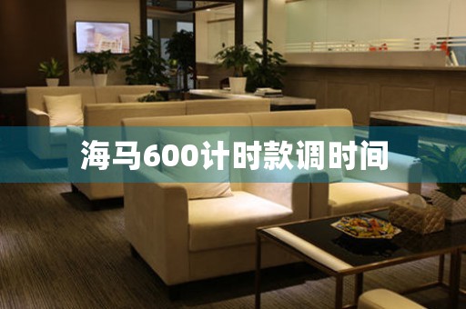 海馬600計時款調(diào)時間