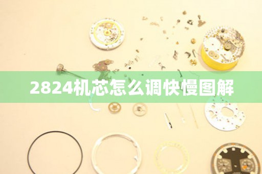 2824機(jī)芯怎么調(diào)快慢圖解