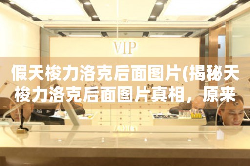 假天梭力洛克后面圖片(揭秘天梭力洛克后面圖片真相，原來如此奇妙！)