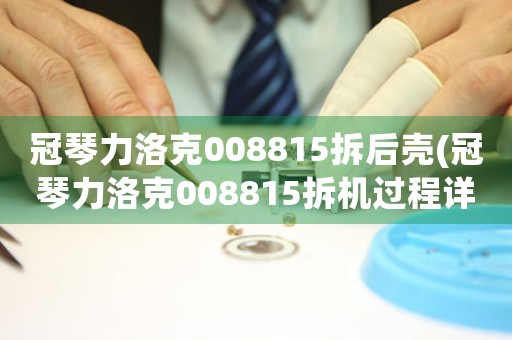 冠琴力洛克008815拆后殼(冠琴力洛克008815拆機(jī)過程詳解)