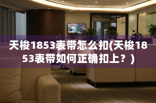 天梭1853表帶怎么扣(天梭1853表帶如何正確扣上？)