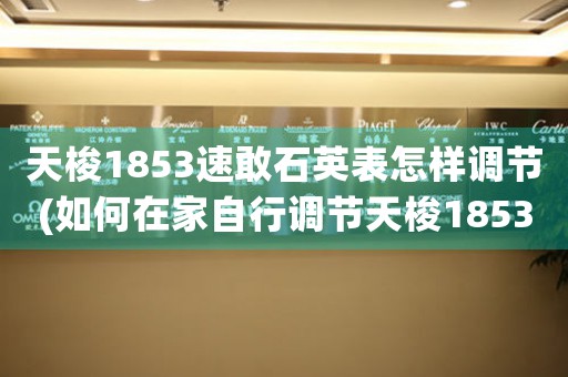 天梭1853速敢石英表怎樣調(diào)節(jié)(如何在家自行調(diào)節(jié)天梭1853速敢石英表時間？)