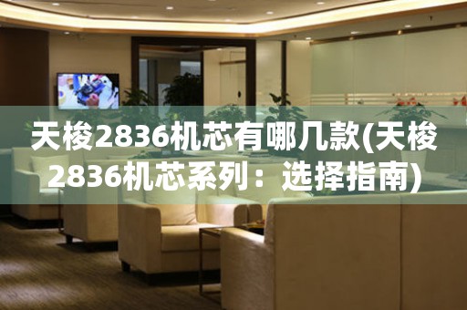 天梭2836機(jī)芯有哪幾款(天梭2836機(jī)芯系列：選擇指南)