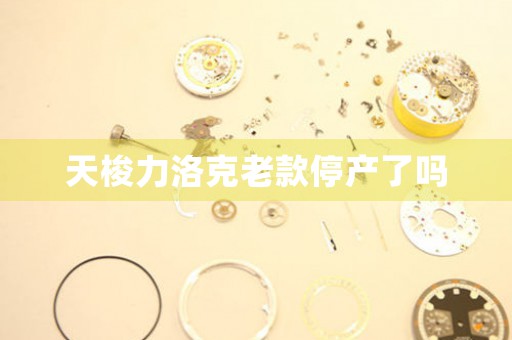 天梭力洛克老款停產(chǎn)了嗎