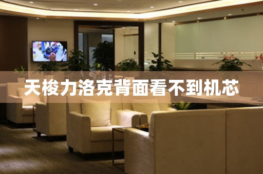 天梭力洛克背面看不到機芯