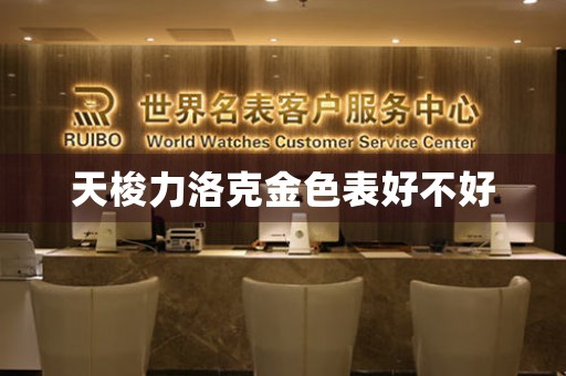 天梭力洛克金色表好不好