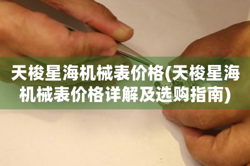 天梭星海機(jī)械表價格(天梭星海機(jī)械表價格詳解及選購指南)