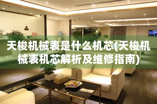 天梭機械表是什么機芯(天梭機械表機芯解析及維修指南)