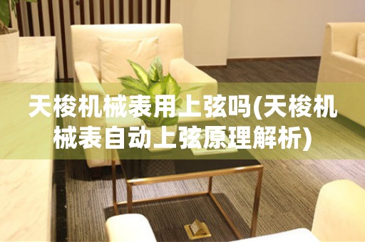 天梭機(jī)械表用上弦嗎(天梭機(jī)械表自動(dòng)上弦原理解析)