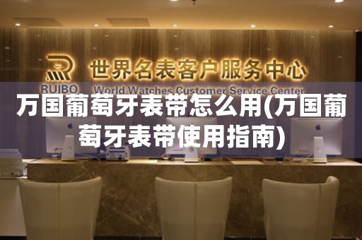 萬國(guó)葡萄牙表帶怎么用(萬國(guó)葡萄牙表帶使用指南)