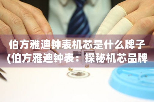 伯方雅迪鐘表機(jī)芯是什么牌子(伯方雅迪鐘表：探秘機(jī)芯品牌背后的秘密)