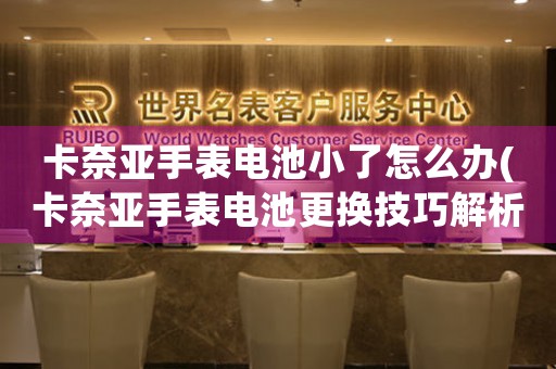卡奈亞手表電池小了怎么辦(卡奈亞手表電池更換技巧解析)