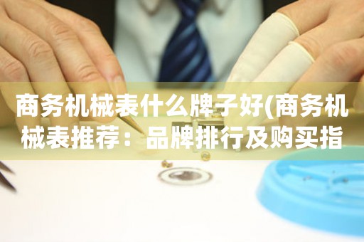 商務(wù)機械表什么牌子好(商務(wù)機械表推薦：品牌排行及購買指南)