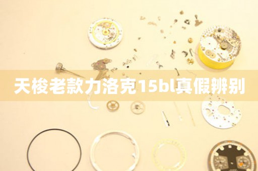 天梭老款力洛克15bl真假辨別