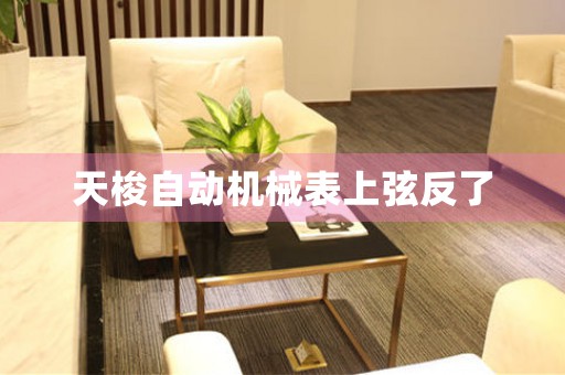 天梭自動(dòng)機(jī)械表上弦反了