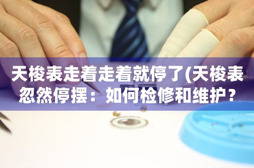 天梭表走著走著就停了(天梭表忽然停擺：如何檢修和維護(hù)？)