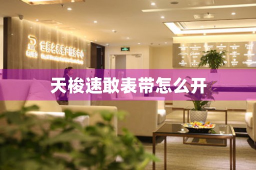 天梭速敢表帶怎么開