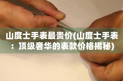 山度士手表最貴價(山度士手表：頂級奢華的表款價格揭秘)