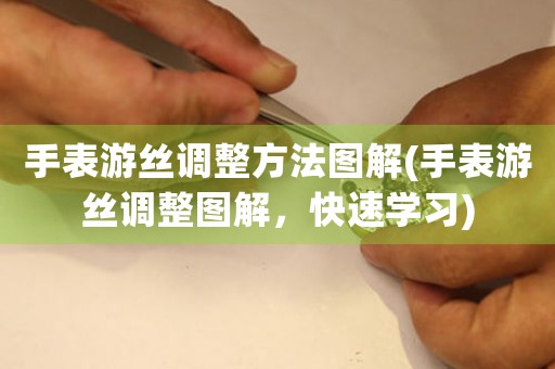 手表游絲調(diào)整方法圖解(手表游絲調(diào)整圖解，快速學(xué)習(xí))