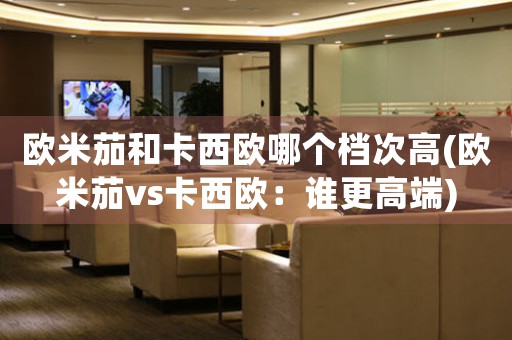 歐米茄和卡西歐哪個(gè)檔次高(歐米茄vs卡西歐：誰(shuí)更高端)