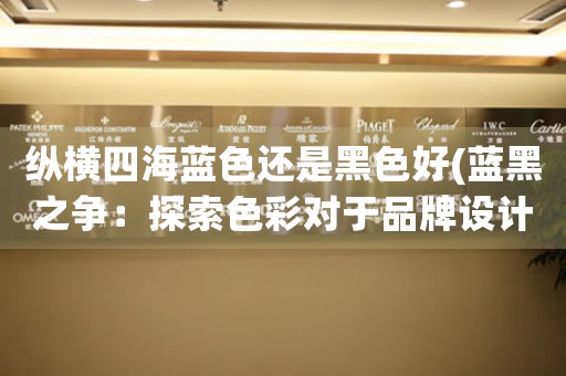 縱橫四海藍色還是黑色好(藍黑之爭：探索色彩對于品牌設計的重要性)