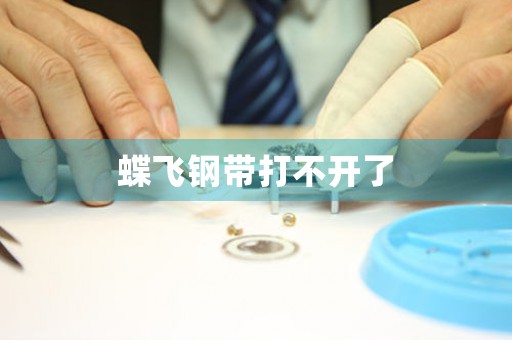 蝶飛鋼帶打不開了