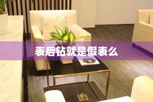 表后鉆就是假表么