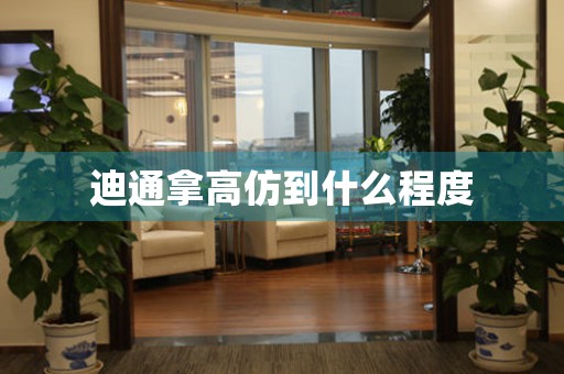 迪通拿高仿到什么程度