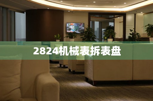 2824機(jī)械表拆表盤(pán)