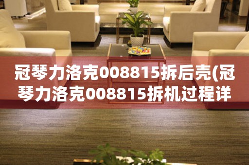 冠琴力洛克008815拆后殼(冠琴力洛克008815拆機(jī)過程詳解)