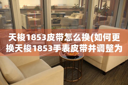 天梭1853皮帶怎么換(如何更換天梭1853手表皮帶并調整為中心位置)