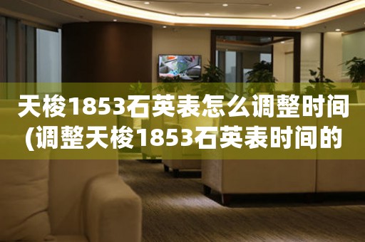 天梭1853石英表怎么調整時間(調整天梭1853石英表時間的簡易指南)