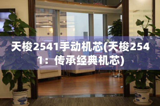 天梭2541手動機芯(天梭2541：傳承經(jīng)典機芯)