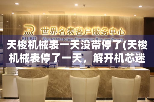 天梭機械表一天沒帶停了(天梭機械表停了一天，解開機芯迷霧的竅門)