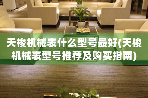 天梭機械表什么型號最好(天梭機械表型號推薦及購買指南)