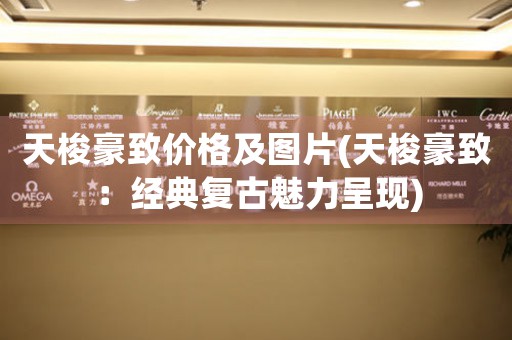天梭豪致價格及圖片(天梭豪致：經(jīng)典復(fù)古魅力呈現(xiàn))