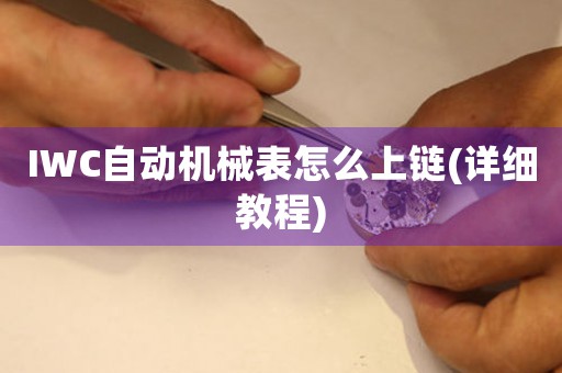 IWC自動(dòng)機(jī)械表怎么上鏈(詳細(xì)教程)