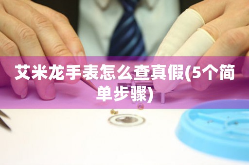 艾米龍手表怎么查真假(5個簡單步驟)