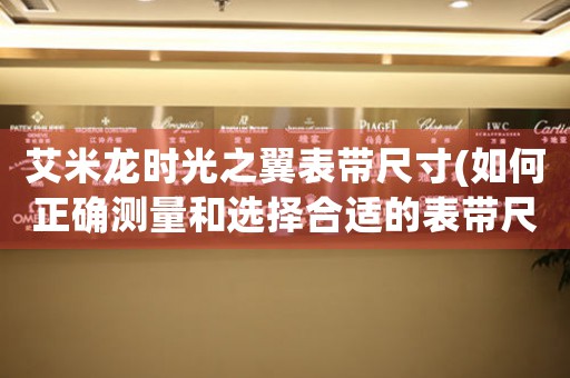 艾米龍時光之翼表帶尺寸(如何正確測量和選擇合適的表帶尺寸)